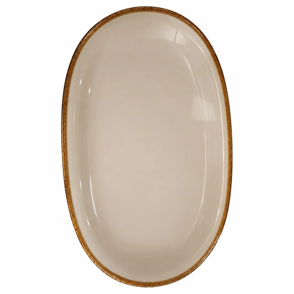 Servierplatte Weiß Porzellan Uni Klassisch Festlich 20 cm…