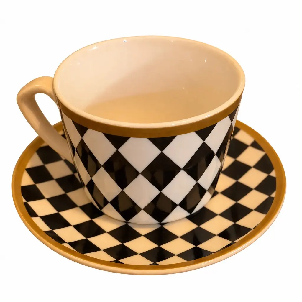 KARACA Tasse und Unterteller