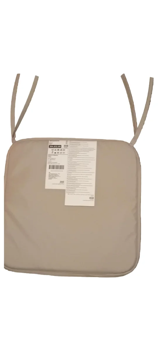 IKEA Sitzkissen MALINDA Stuhlkissen Beige Polyester Uni…