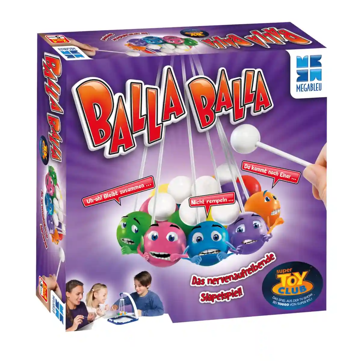 Stapelspiel Geschicklichkeitsspiel Mehrfarbig Balla Kunststoff