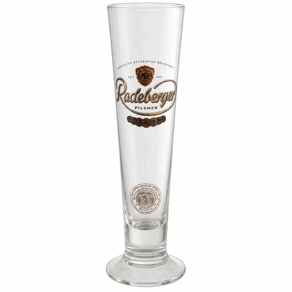 RADEBERGER Bierglas Transparent Logo Logo-Print Casual 1…