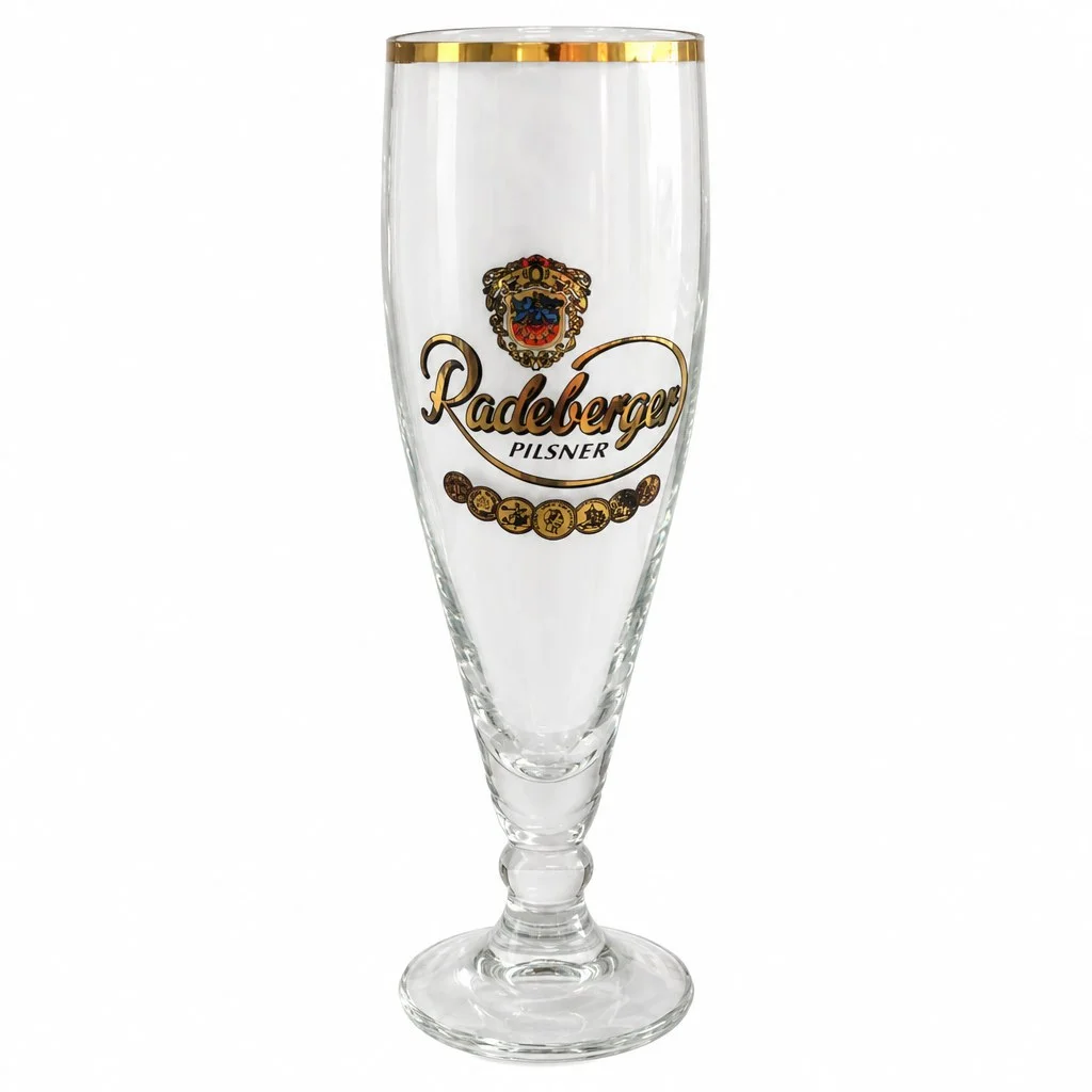 RADEBERGER Bierglas Pilsner Transparent Logo Logo-Print…