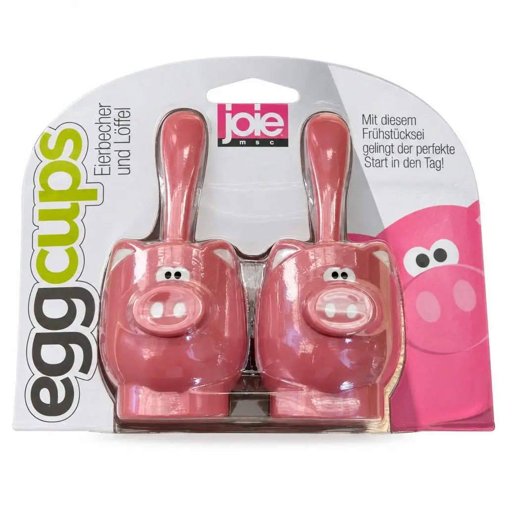 MSC INTERNATIONAL Eierbecher Rosa Kunststoff Schwein…