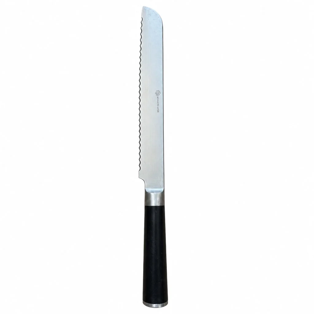 SCHULTE-UFER Küchenmesser Brotmesser Schwarz Metall…