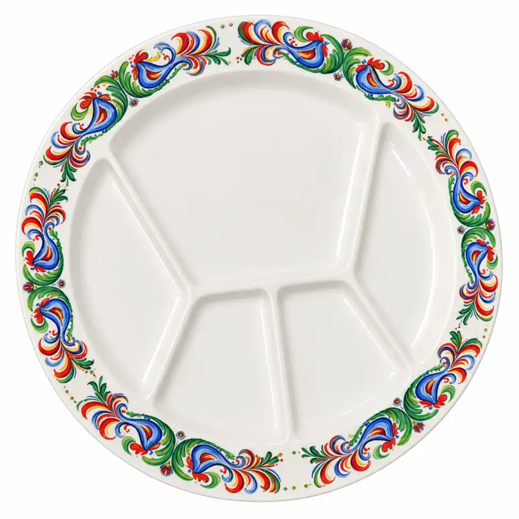 VILLEROY & BOCH Servierplatte Weiß Keramik Blumen Florales…