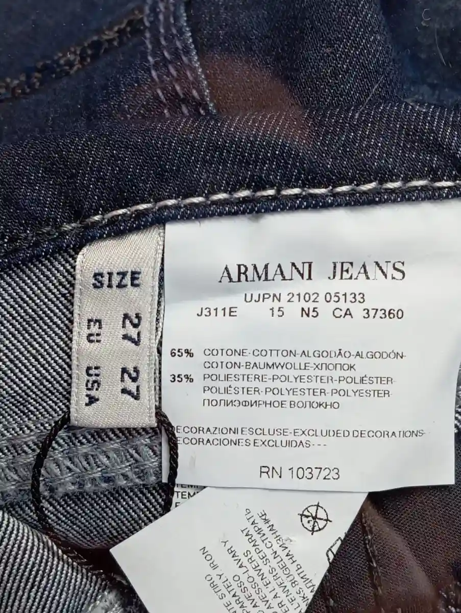 GIORGIO ARMANI Jeans Wide Fit Bild 4