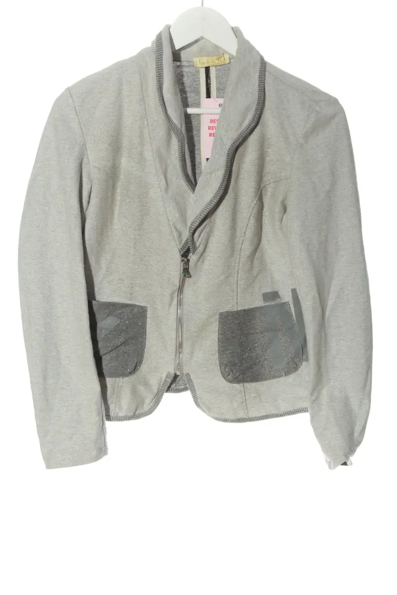 Amelie Folies Sweatblazer hellgrau Größe 36