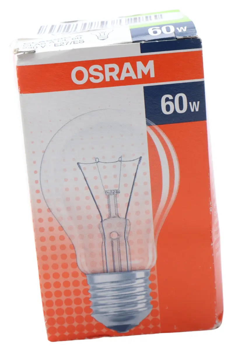 OSRAM CLASSIC A CL 60 Glühbirne 60W E27 klar Standardlampe…
