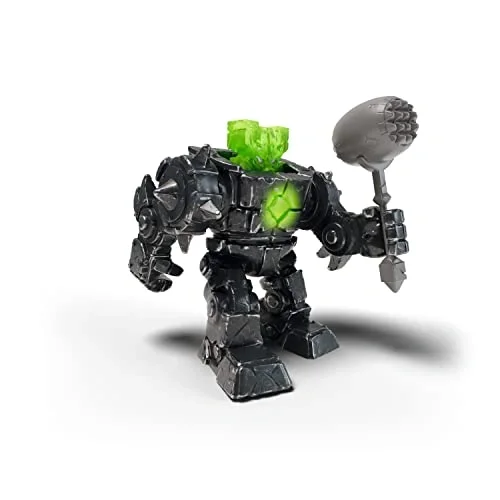 Eldrador Mini Creatures Schatten-Stein-Roboter Spielfigur 42599 Grau