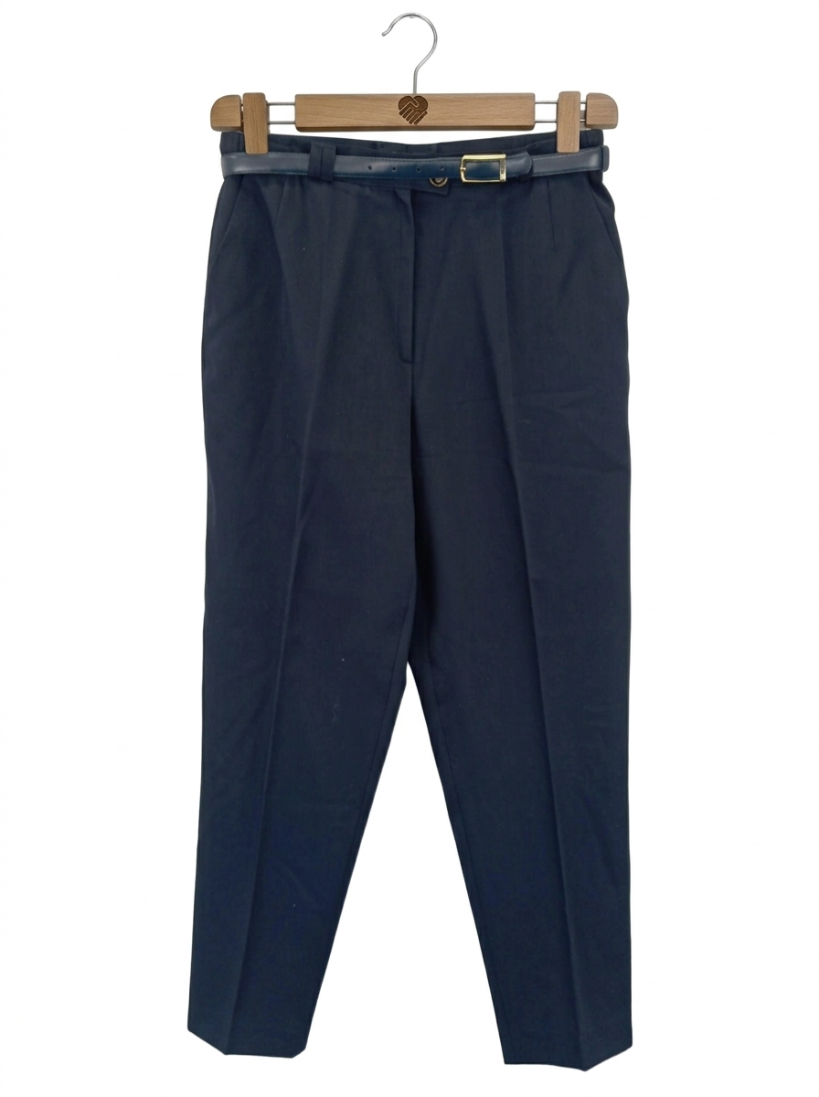 DEL MOD Damen Hosenrock Gr. 48/3XL Blau Elegant Klassisch Wolle Polyester 1